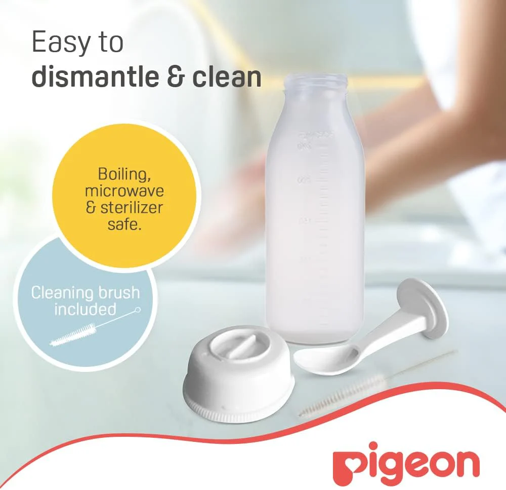 Pigeon Weaning Bottle, 240 Ml 3329, White - Image 2