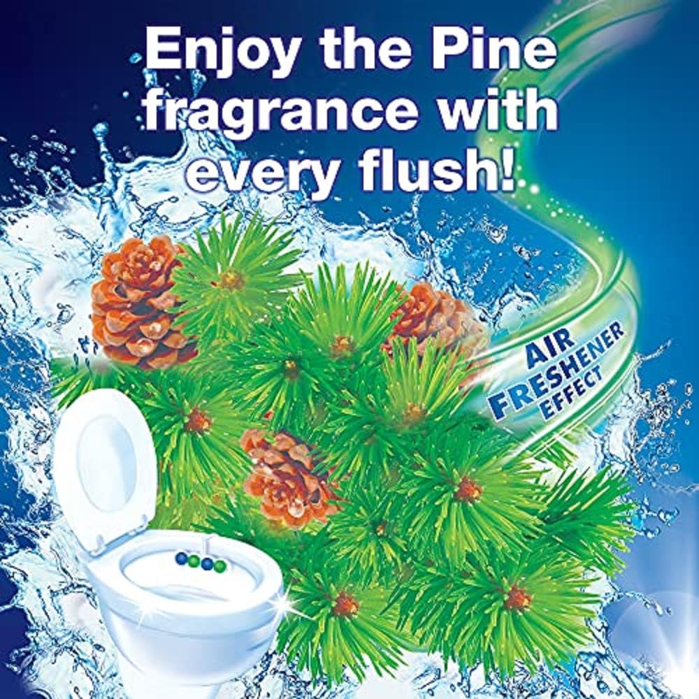 Dac Pine Fragrance Boost Toilet Cleaner Rim Block -Pack Of 3 Rim Blocks 150 Gm - Image 3
