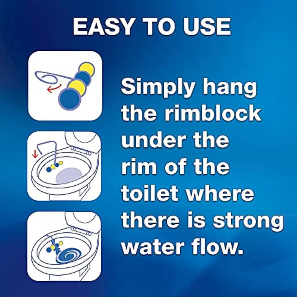 Dac Pine Fragrance Boost Toilet Cleaner Rim Block -Pack Of 3 Rim Blocks 150 Gm - Image 4