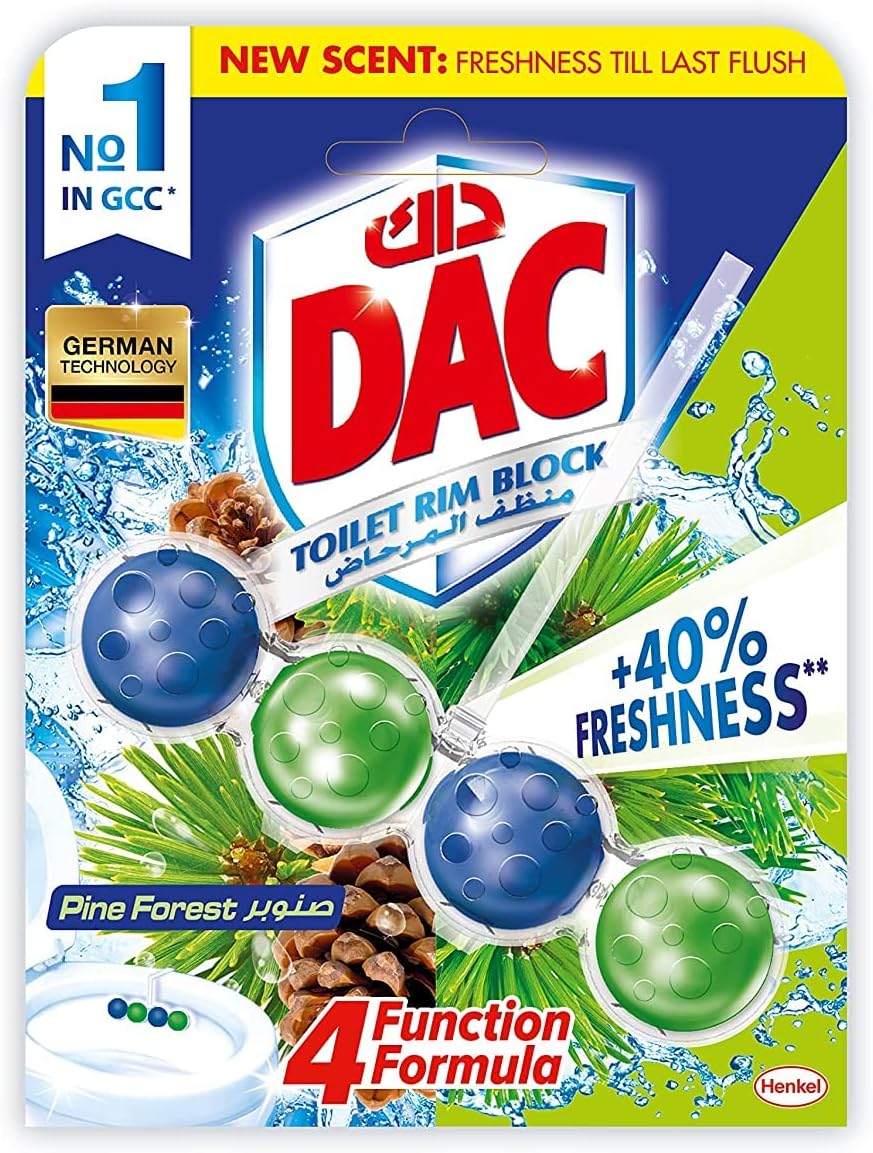 Dac Power Active Toilet Rim Blocks Pine 50 g