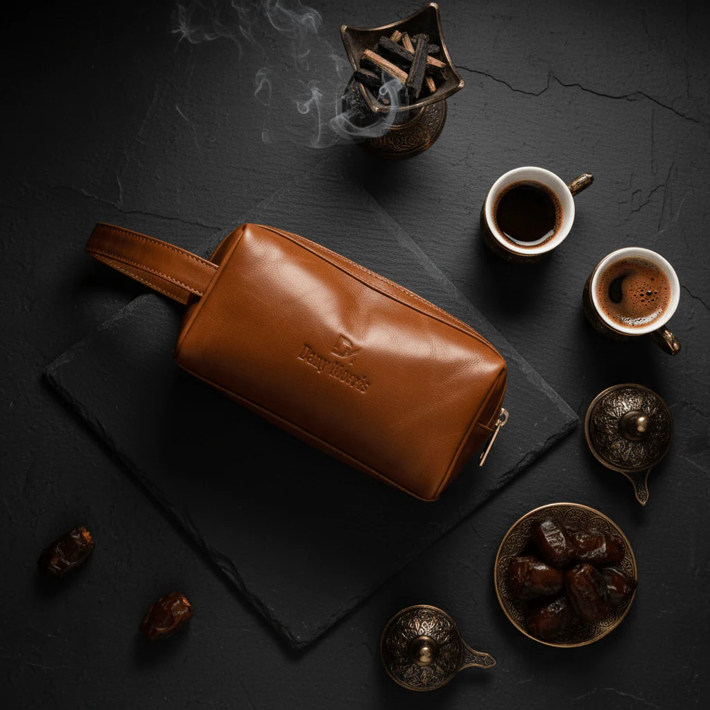 Dany Morris Brown Elegant Leather Handbag Pouch 20×10 cm Smart Compact Design with Classic Styling - Image 2