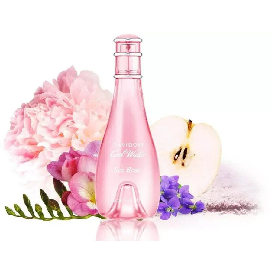Davidoff Cool Water Sea Rose For Woman EDT- 100ml - Image 2