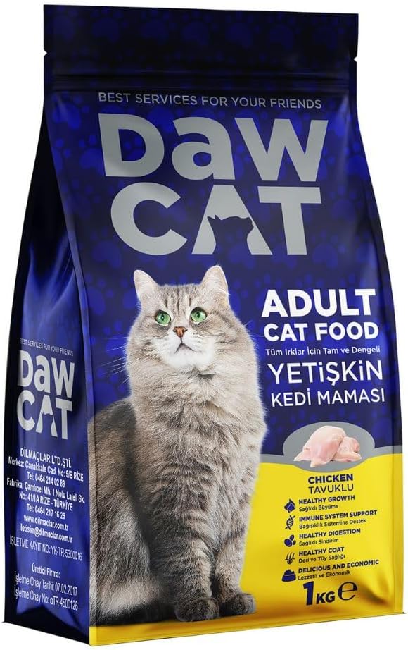 DawCat Adult Cat Food With Chicken-1KG