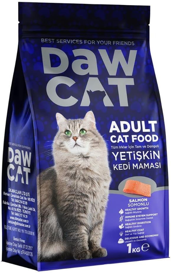 DawCat Adult Cat Food With Salmon-1KG