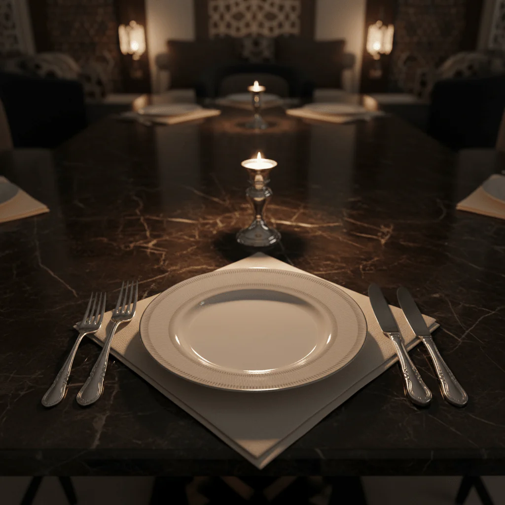 Decopor White Porcelain Side Plate with Silver Rim | 6 Inch | Premium Tableware - Image 2