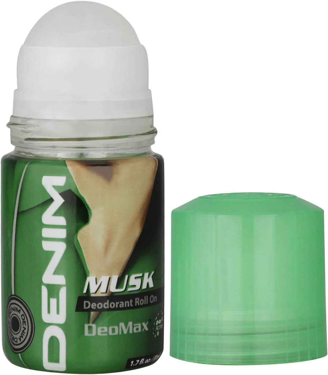 Denim Musk Deodorant Roll On For Men-50ML - Image 2