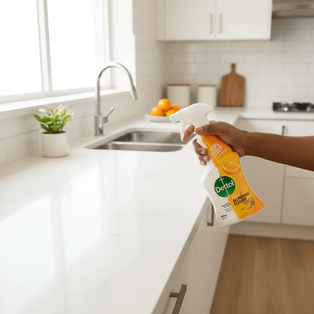 Dettol All Purpose Cleaner Spray Bottle Lemon Scent-500ml - Image 2