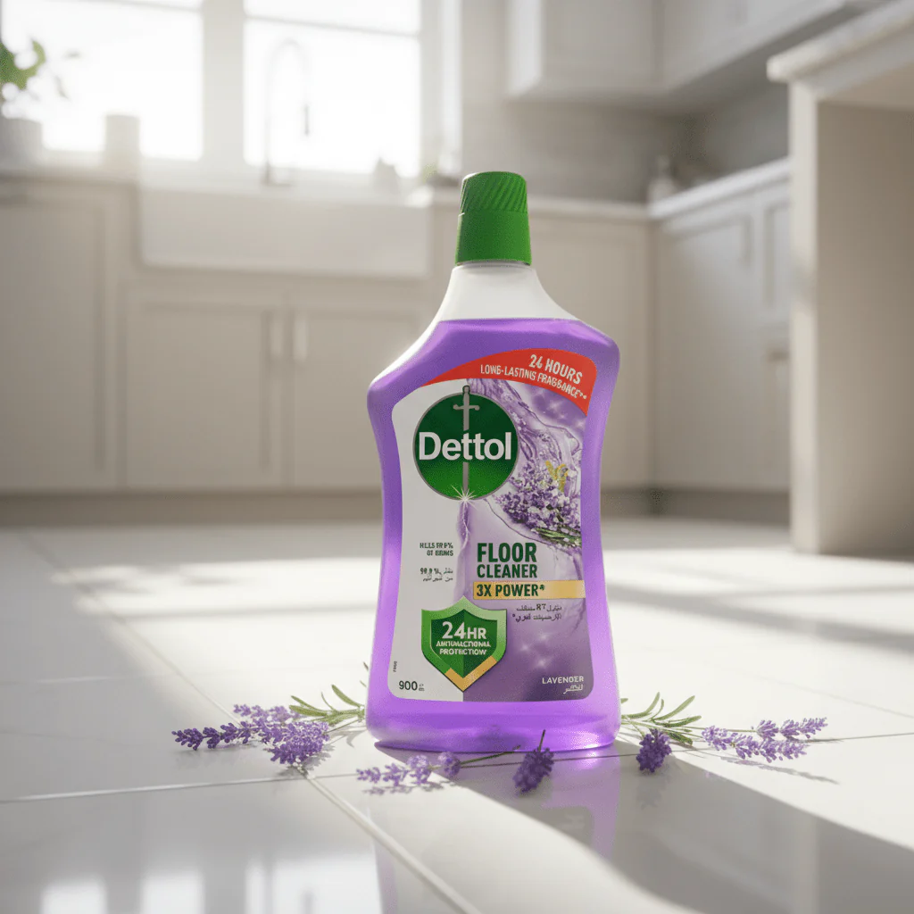 Dettol Lavender Antibacterial Power Floor Cleaner-900ml - Image 2