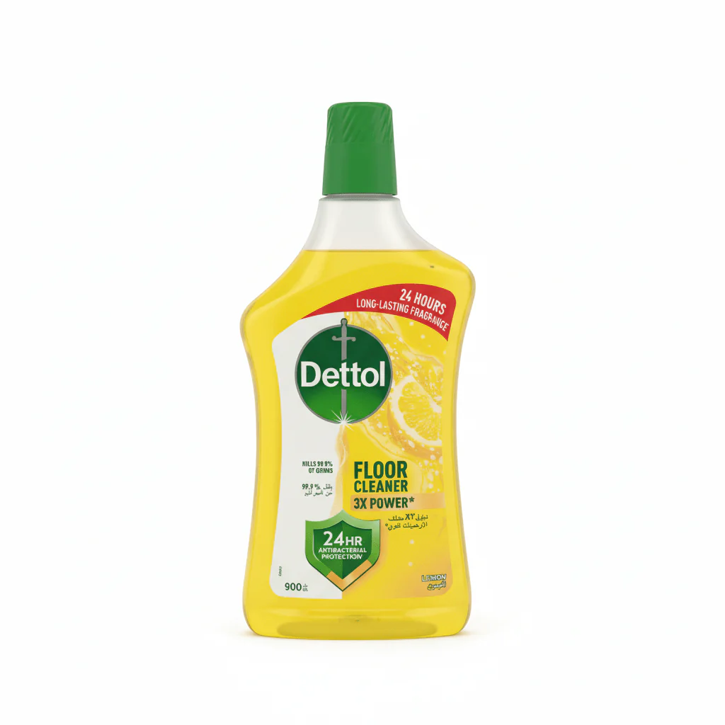 Dettol Lemon Antibacterial Protection  Power Floor Cleaner-900ml