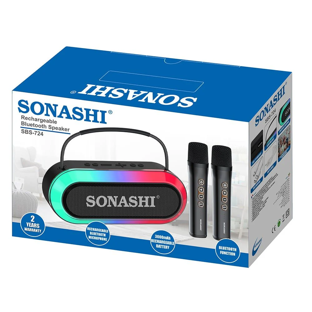 Sonashi Rechargeable Bluetooth Speaker SBS-724 - Image 6