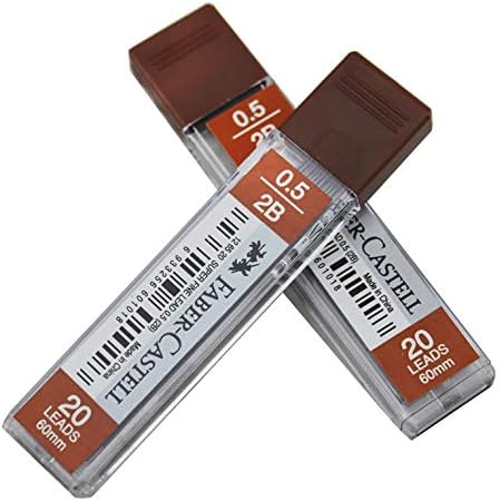 Faber-Castell Super Fine Lead 0.5mm HB – Twin Pack (126525-2) - Image 3