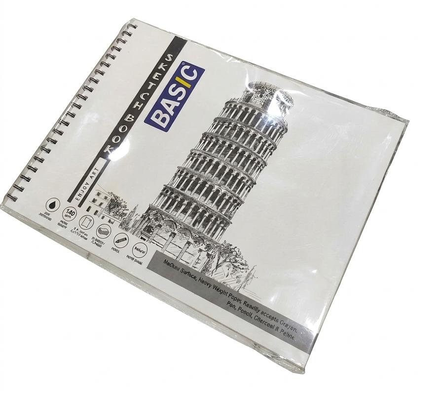 Basic Sketchbook Wiro – 27.5 × 34.7 cm | 36 Sheets