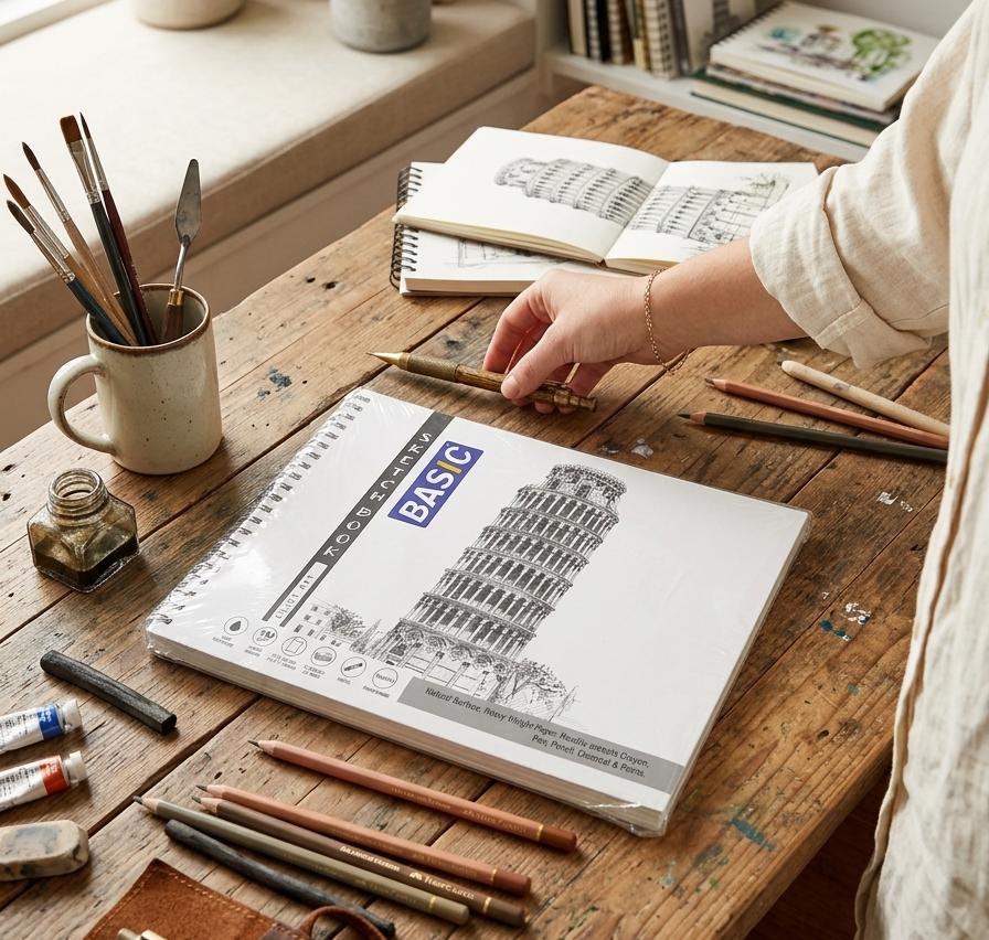 Basic Sketchbook Wiro – 27.5 × 34.7 cm | 36 Sheets - Image 2