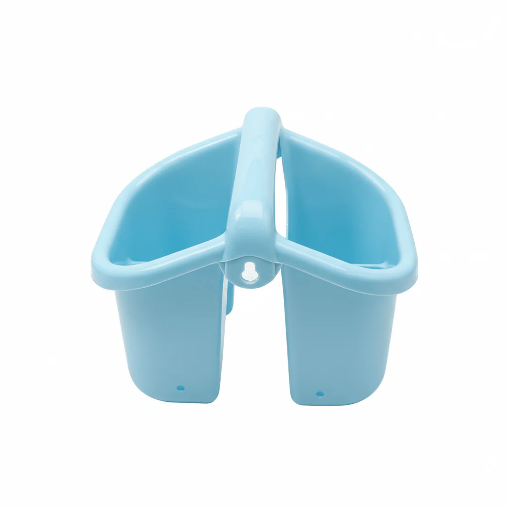 Diamond 4-Compartment Plastic Cutlery Stand 18cm*15cm, Assorted Color