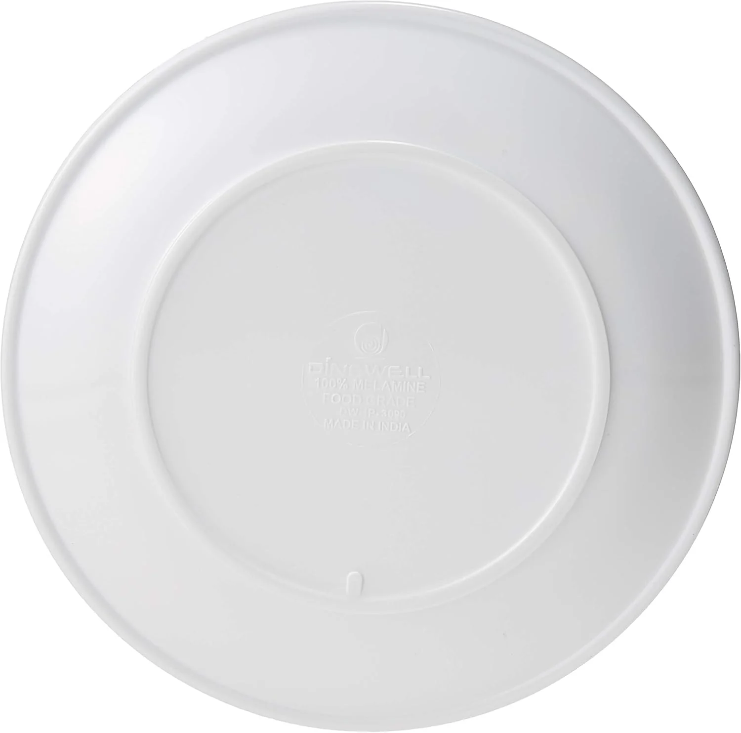 Dinewell Melamine Green Bamboo Round Side Plate-19CM-White - Image 4