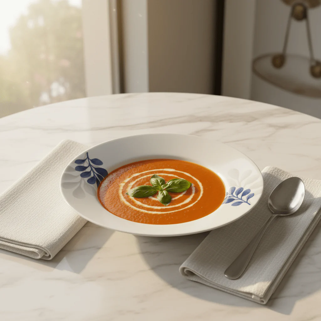 Diva Pearl White Opalware Soup Plate with Decorative Leaf Design – 22.5 cm - Image 2