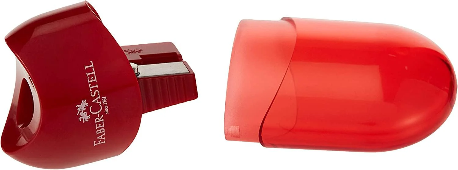 Faber-Castell Mini Apple Sharpener – Classic Single Hole | Assorted Colors - Image 5