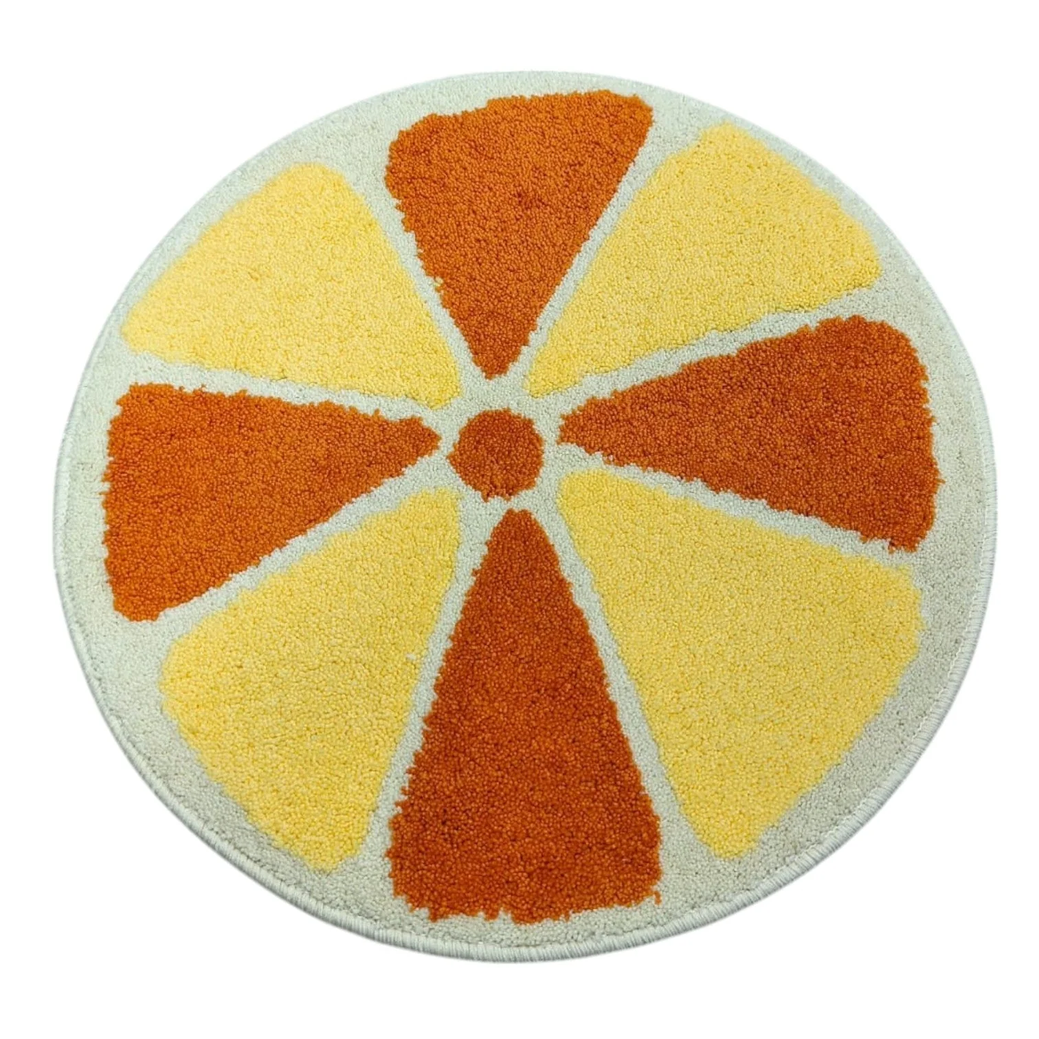 AKDC Door Mat Round Shape Feather Door Mat  Cotton Reversible Mat Door Mat for Kitchen  Door Mat for Home-60cm