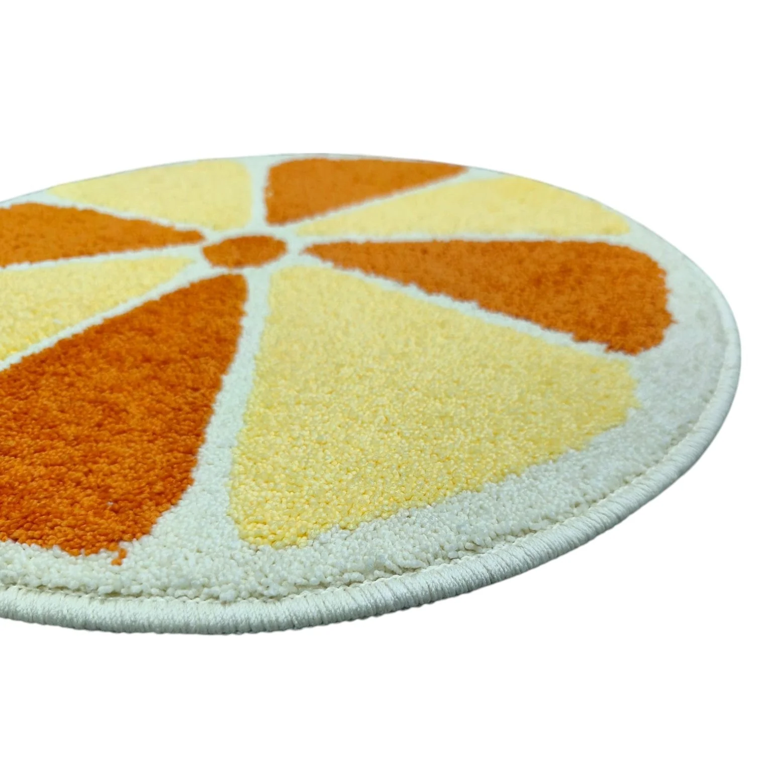 AKDC Door Mat Round Shape Feather Door Mat  Cotton Reversible Mat Door Mat for Kitchen  Door Mat for Home-60cm - Image 2