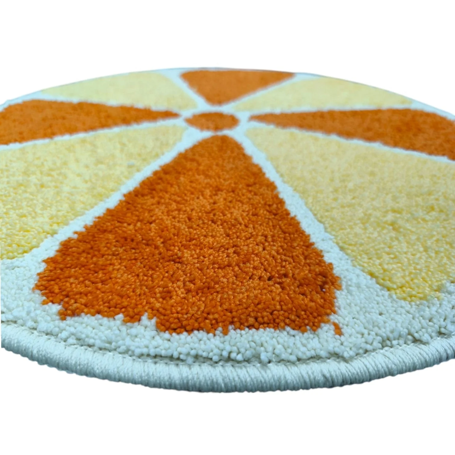 AKDC Door Mat Round Shape Feather Door Mat  Cotton Reversible Mat Door Mat for Kitchen  Door Mat for Home-60cm - Image 3