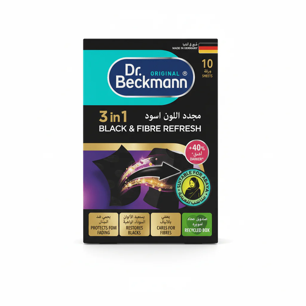 Dr. Beckmann - 2-in-1 Black & Fibre Refresh 10pcs