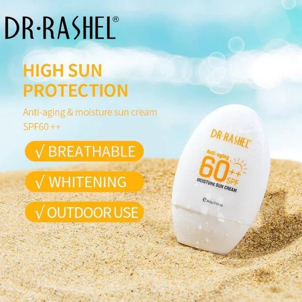 Dr.Rashel Anti-Aging 60++SPF Moisture Sun Cream - 60g - Image 2