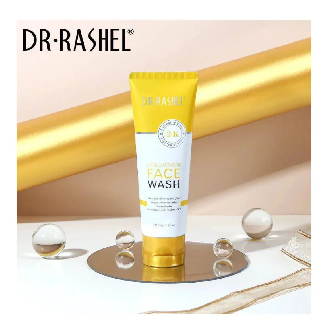 DR. RASHEL 24K Gold Anti-Aging Face Wash 100g - Image 2