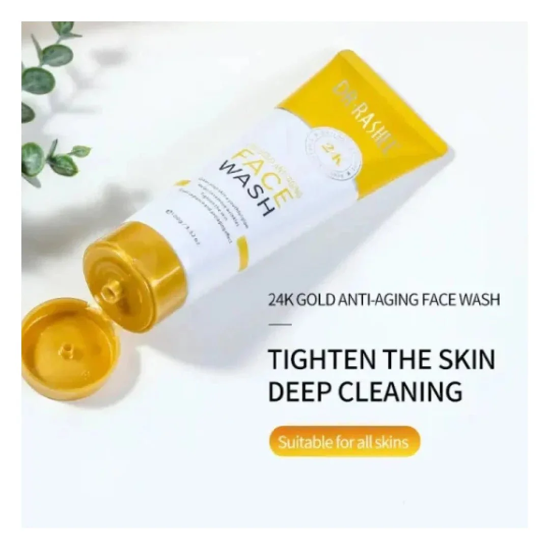 DR. RASHEL 24K Gold Anti-Aging Face Wash 100g - Image 3