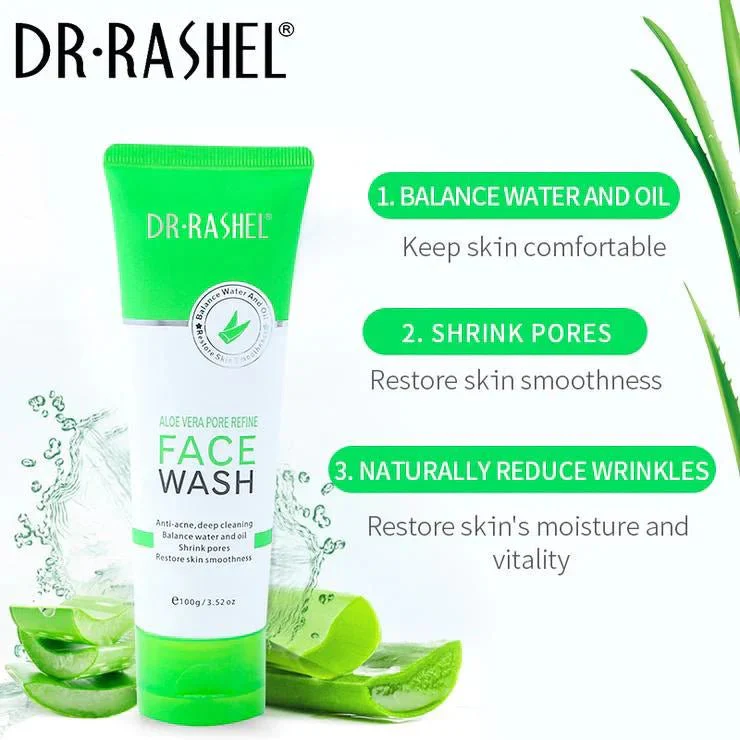 Dr.Rashel Aloe Vera Pore Refine Face Wash 100g - Image 2