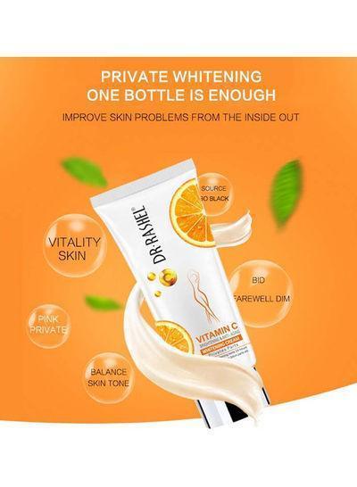 Dr.Rashel Vitamin C Brightening Anti Aging Whitening Cream for Private Parts 80g - Image 4