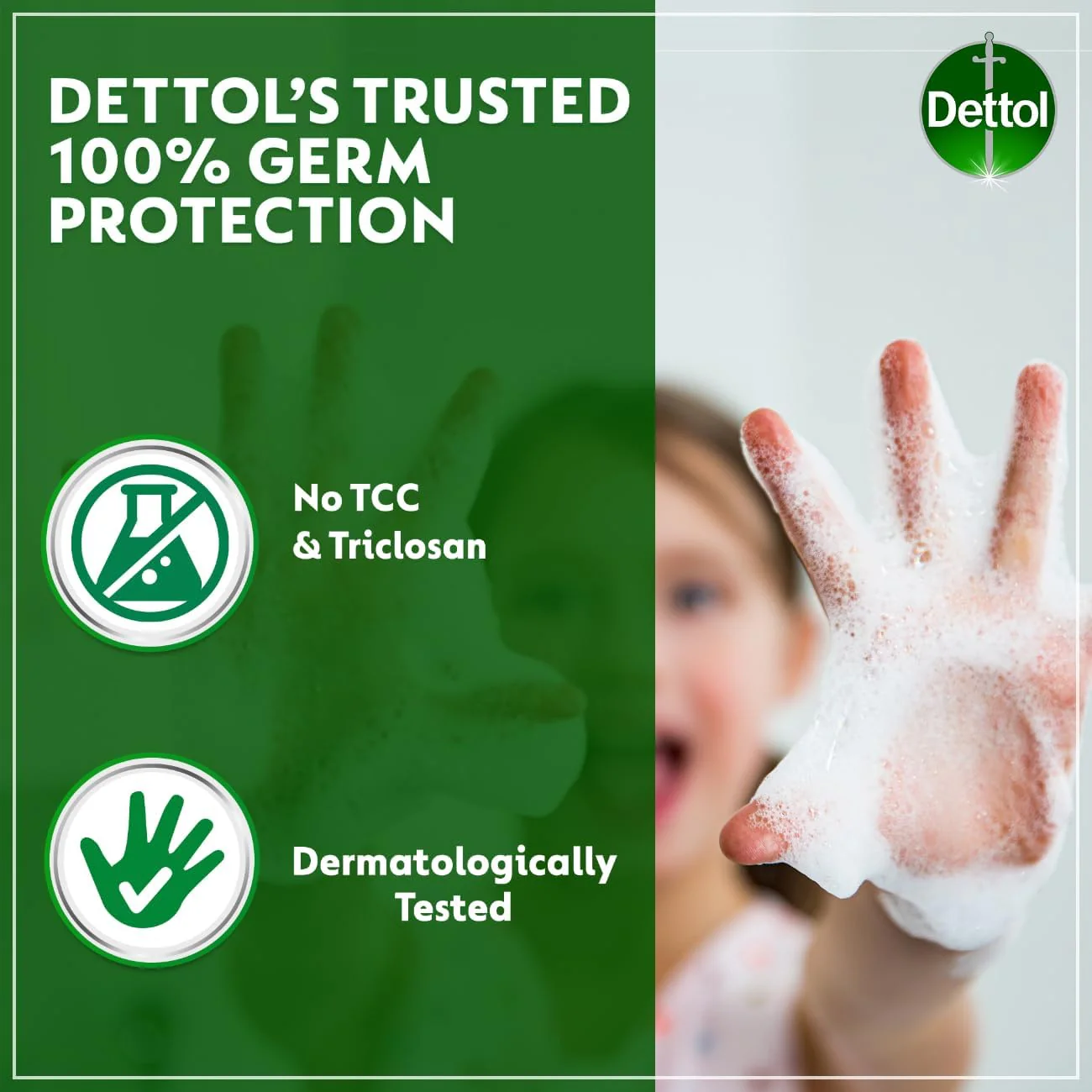 Dettol Skincare Liquid Handwash Pump, Rose & Sakura Blossom Scent, 200ml - Image 2