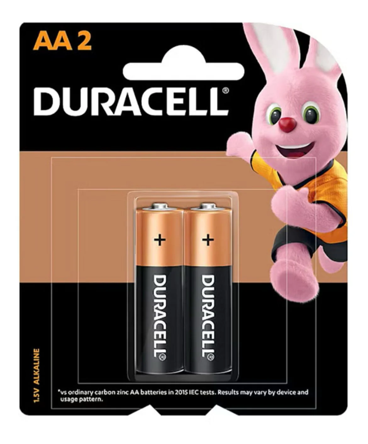 DURACELL AA Alkaline Batteries 1.5V, Pack of 2