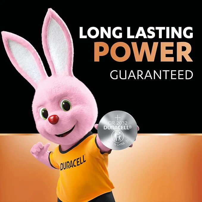 DURACELL CR2032 3V Coin Cell Battery, Pack of 2 - Image 3