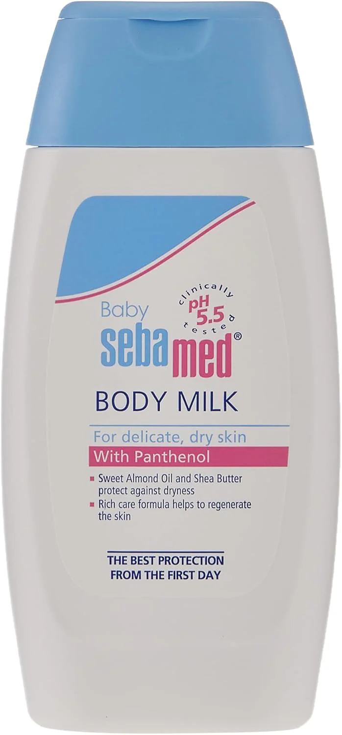 Sebamed Baby Body Milk 200ml – For Delicate, Dry Skin with Panthenol