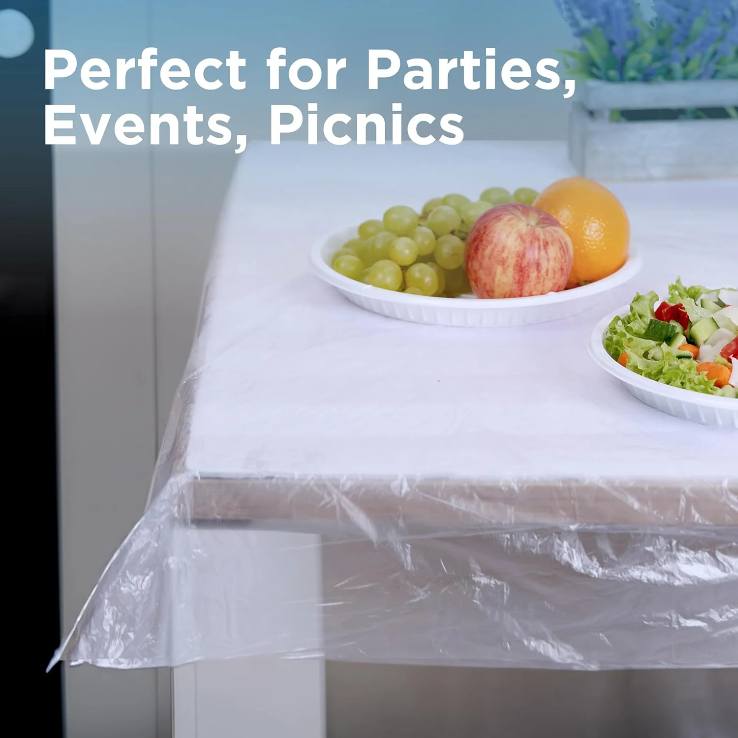 AKDC Disposable Table Cover 2kg Value Pack – Assorted Colors - Image 2