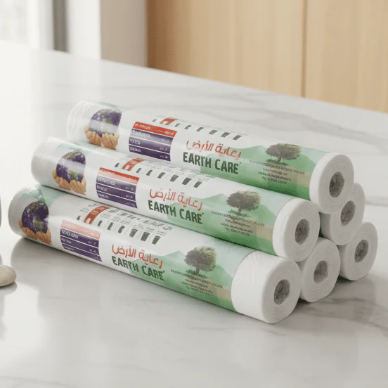 Earthcare White Garbage Bags 10 Gallon 54x60 cm – 30 Bags x Pack of 4 - Image 2