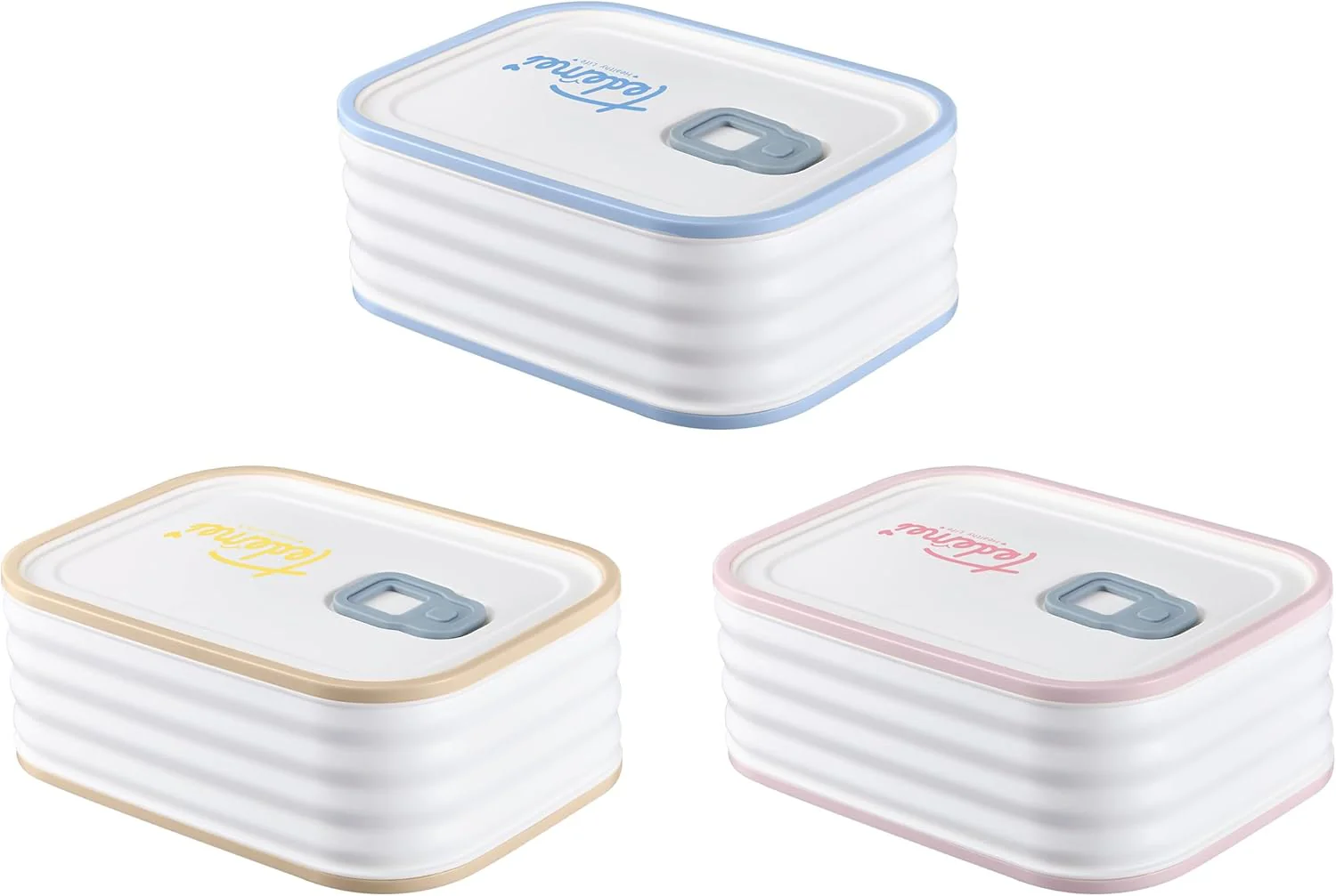 Royalford Lunch Box RF12625 Bento Box Adults/Kids/Toddler 950ML 2 Compartment Microwave Safe Plastic Food Containers Tableware Freezer Safe BPA Free Steam Vent - Image 4