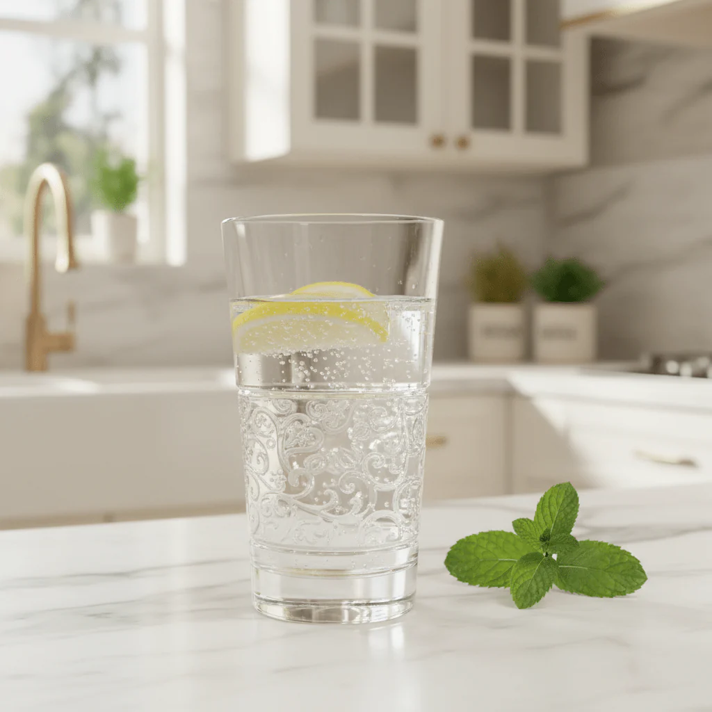 Elegant Classic Acrylic Tumbler - Everyday Use Transparent Drinking Glass for Water & Cold Drinks 300ml - Image 2