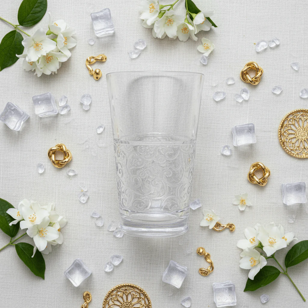 Elegant Classic Acrylic Tumbler - Everyday Use Transparent Drinking Glass for Water & Cold Drinks 300ml - Image 4