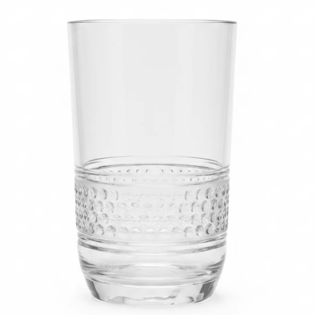 Elegant Contemporary Acrylic Tumbler - Stylish Everyday Drinking Glass for Juice Water & Soft Drinks 330ml