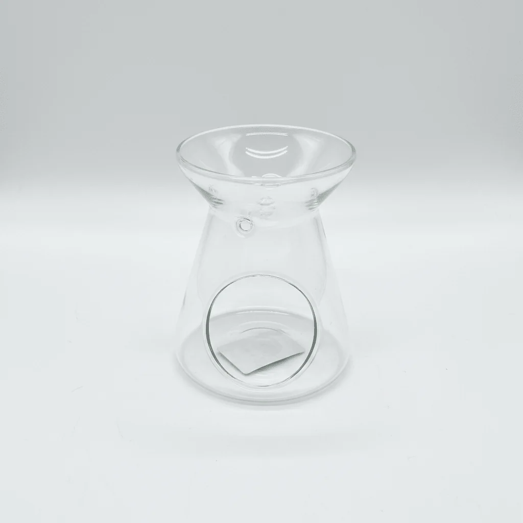 Elegant Glass Oil Burner for Aromatherapy and Modern Home Decoration – 10cm - Image 2