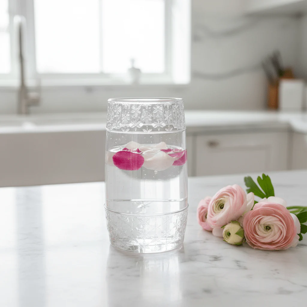 Elegant Premium Acrylic Tumbler - Durable Lightweight Drinkware for Daily Home & Kitchen Use 350ml - Image 2