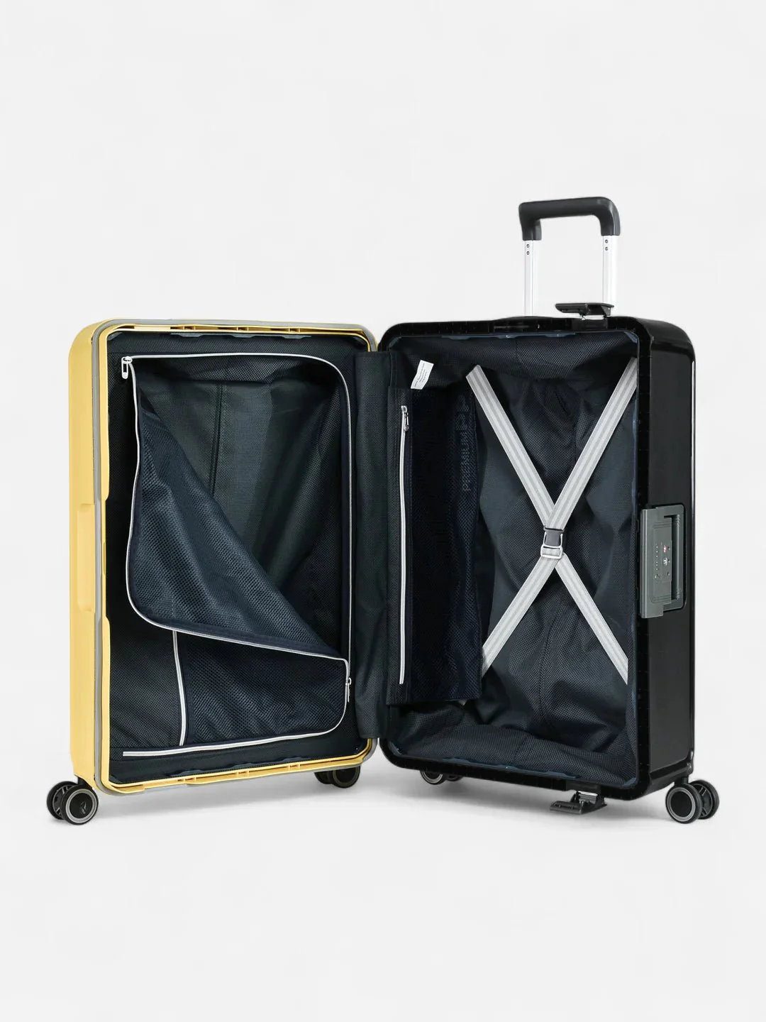 Eminent 20" Trolley Bag Yellow & Black | Durable & Stylish Cabin Luggage - Image 4