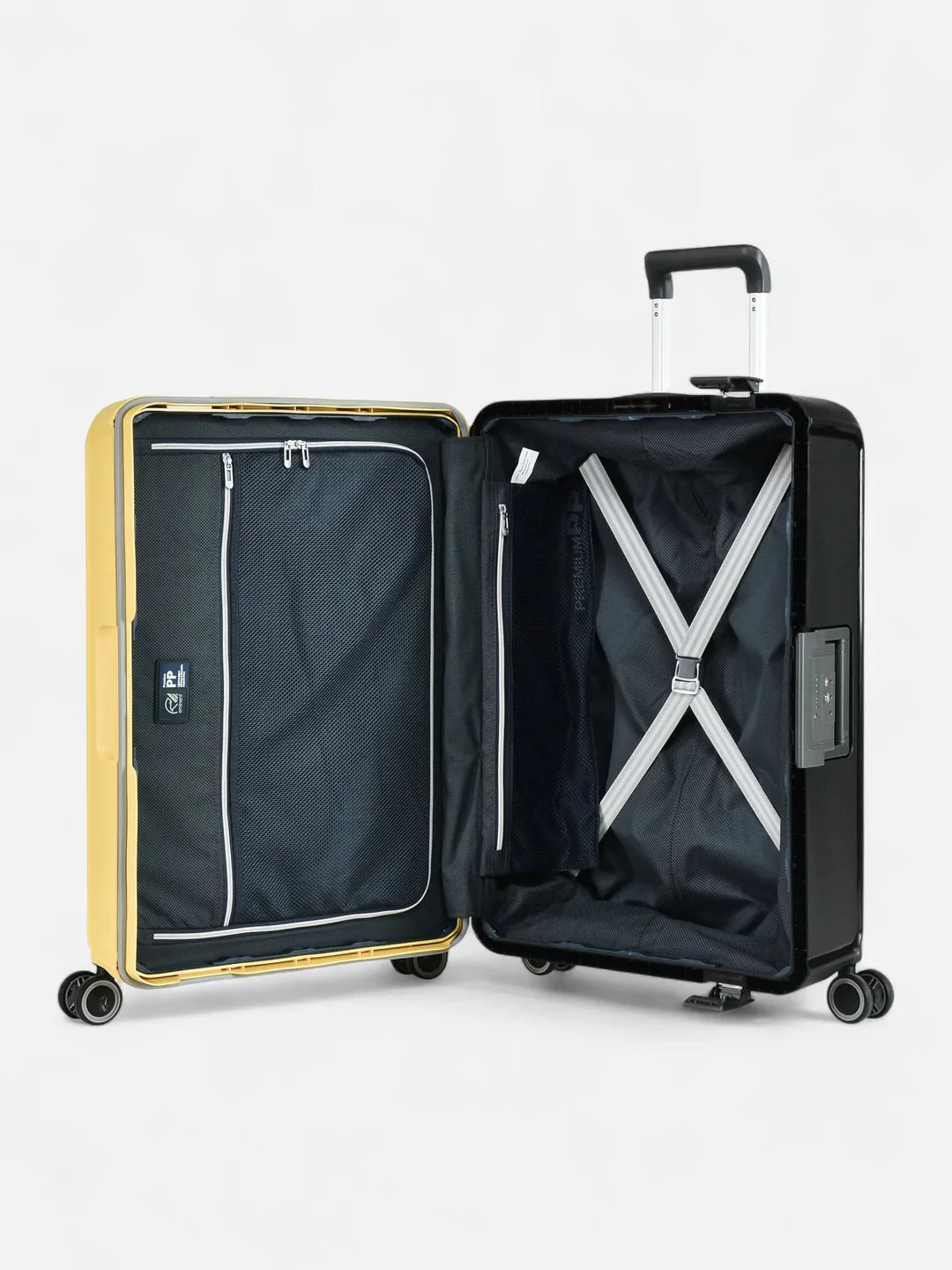 Eminent 20" Trolley Bag Yellow & Black | Durable & Stylish Cabin Luggage - Image 6