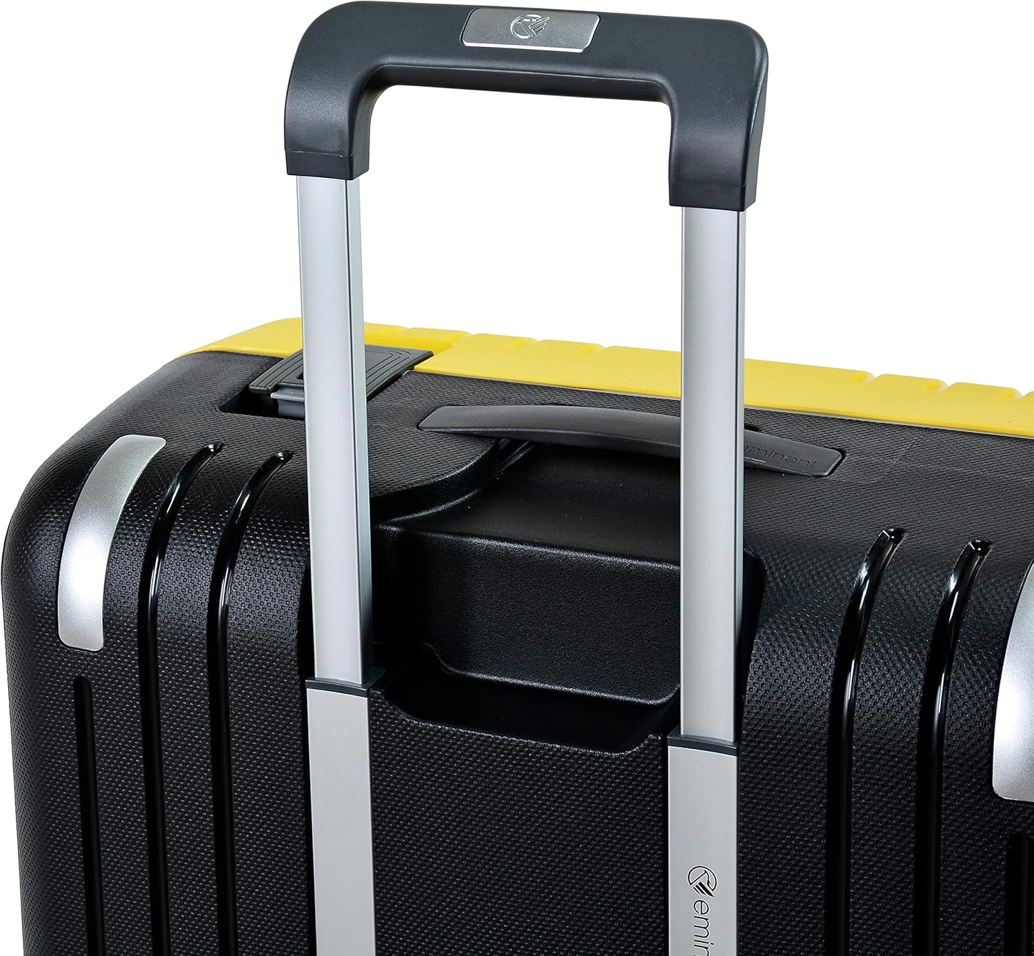 Eminent 28-Inch Heavy-Duty Polypropylene Checked Suitcase – Dual-Tone Yellow & Black Elite Travel Edition - Image 6