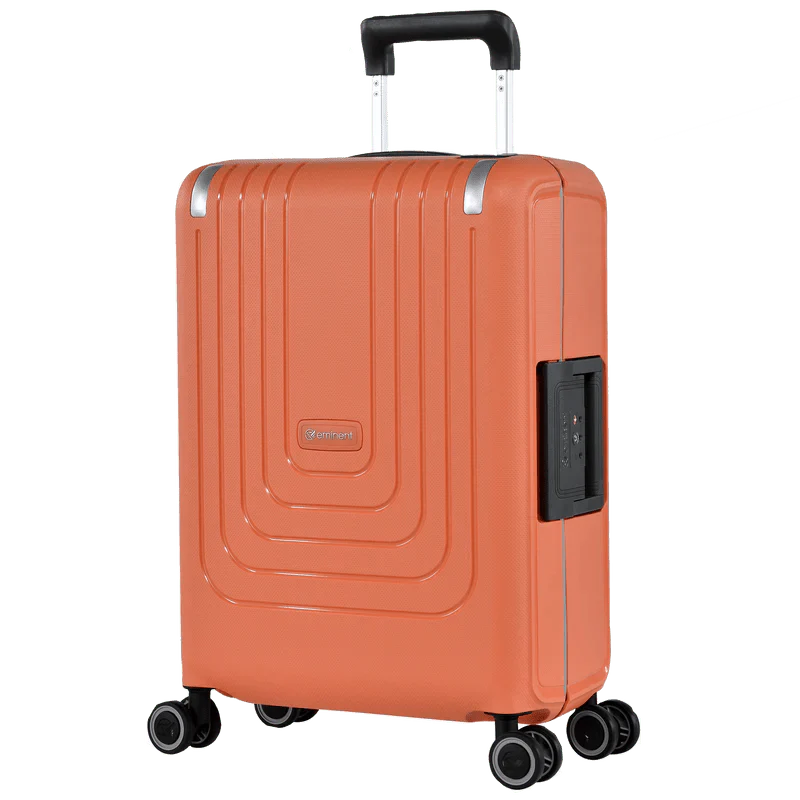 Eminent 28-Inch Shock-Resistant Polypropylene Checked Suitcase – Vibrant Orange Long-Trip Luggage