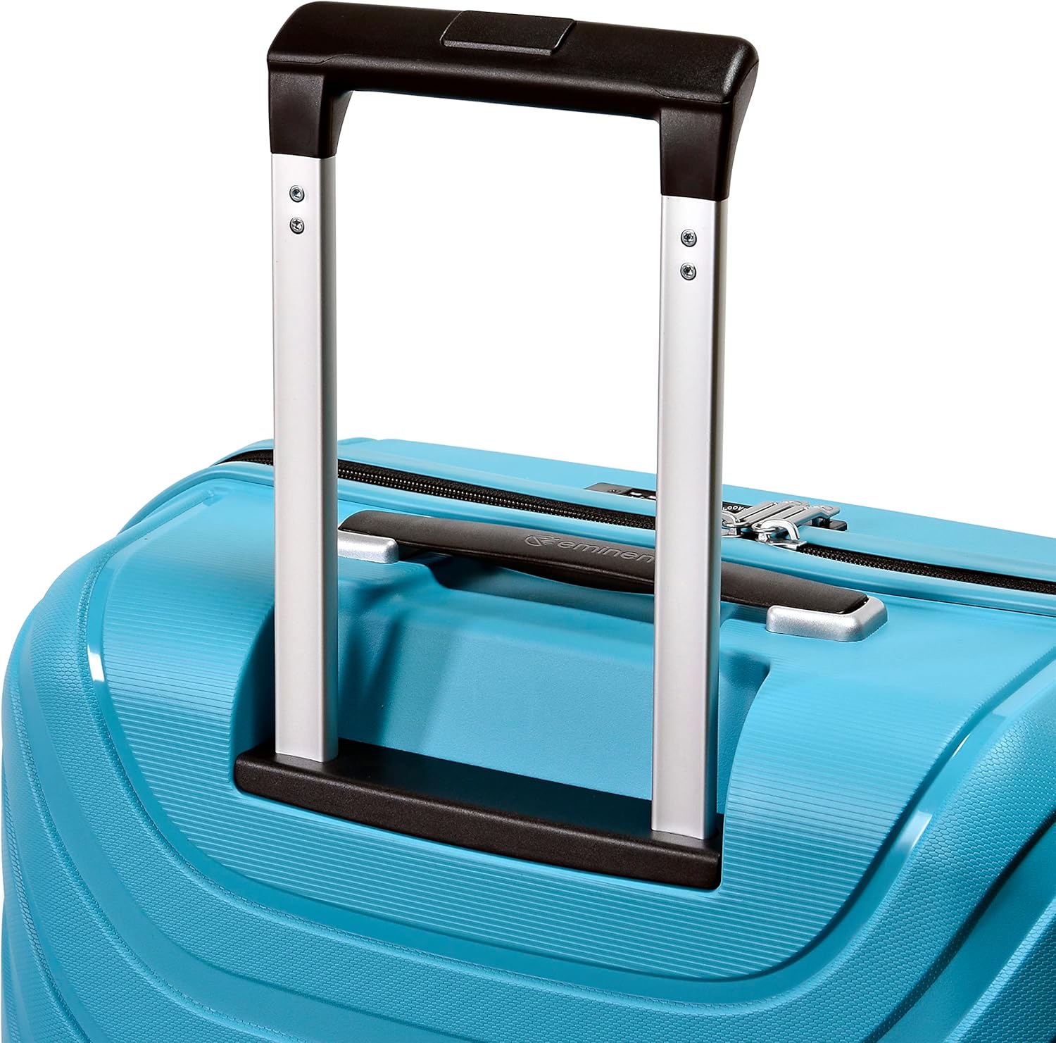 Eminent B0011 Hard-Shell Polypropylene Luggage – Lightweight Quiet-Wheel Suitcase with TSA Lock, Light Blue, 24-Inch - Image 4