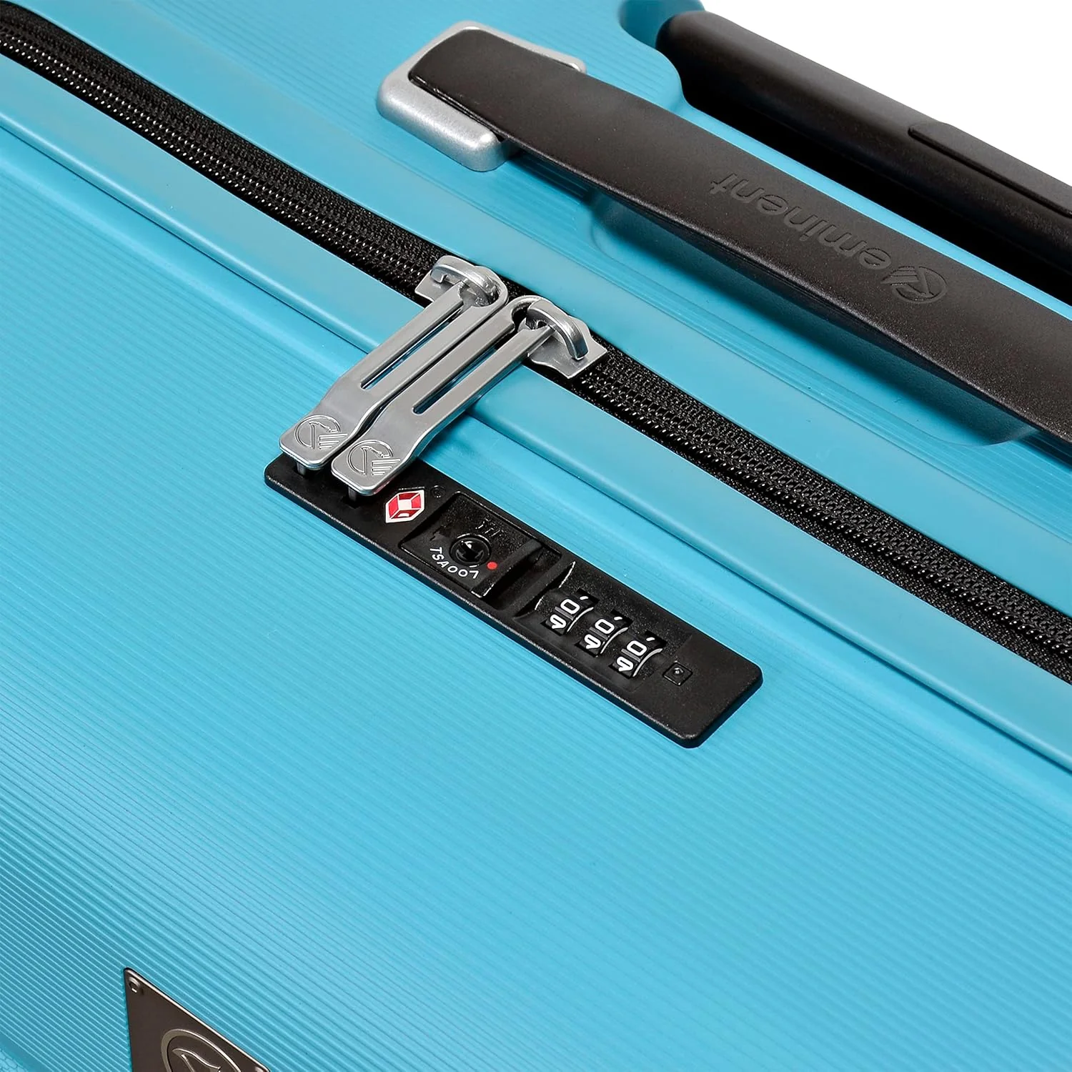Eminent B0011 Hard-Shell Polypropylene Luggage – Lightweight Quiet-Wheel Suitcase with TSA Lock, Light Blue, 24-Inch - Image 6