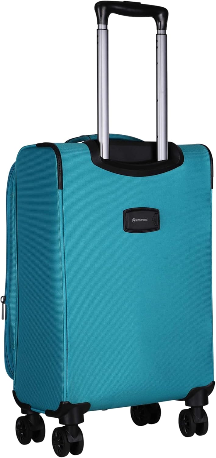 Eminent E788SZ Lightweight Soft Luggage – Expandable Polyester Suitcase with 4 Double Spinner Wheels & TSA Lock, Green, 24-Inch - Image 2