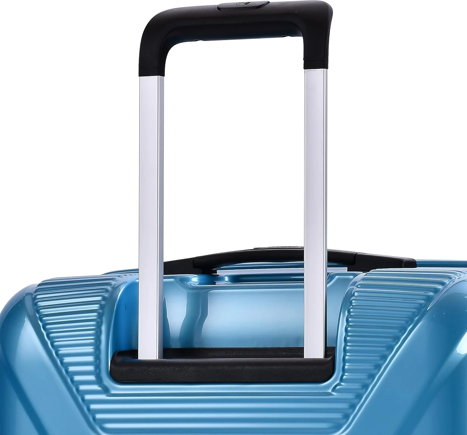 Eminent KJ84 Makrolon PC Checked Luggage – 360° Quiet Double Spinner Wheels & TSA Lock, Bright Blue, 24-Inch - Image 4